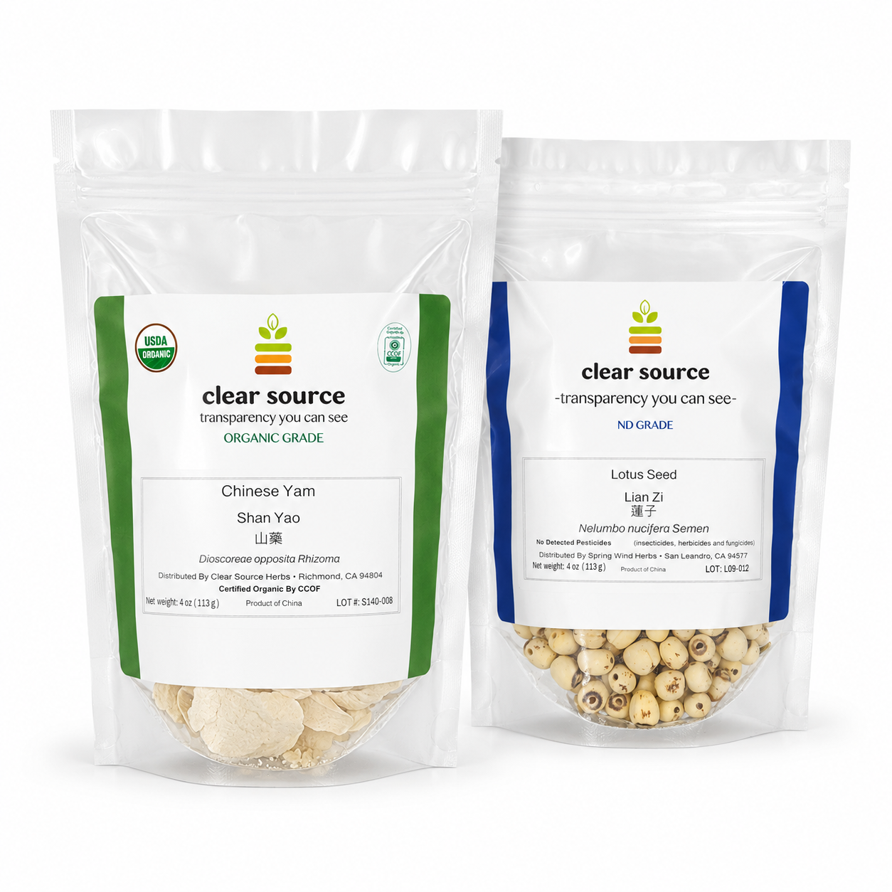 Chinese Yam & Lotus Seed Nourishing Soup Bundle