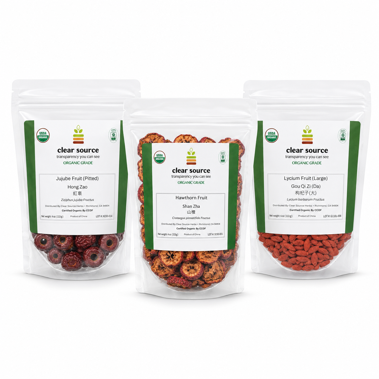 Hawthorn Red Date Goji Tea Bundle