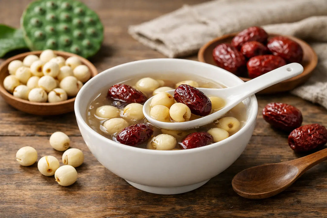 Lotus Seed Dessert Recipe With Red Dates