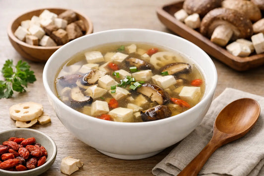 Poria Mushroom Soup Recipe for a Clear Broth