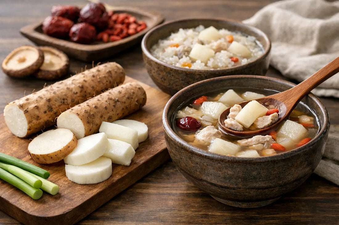 How to Cook Chinese Yam in Soups and Porridge