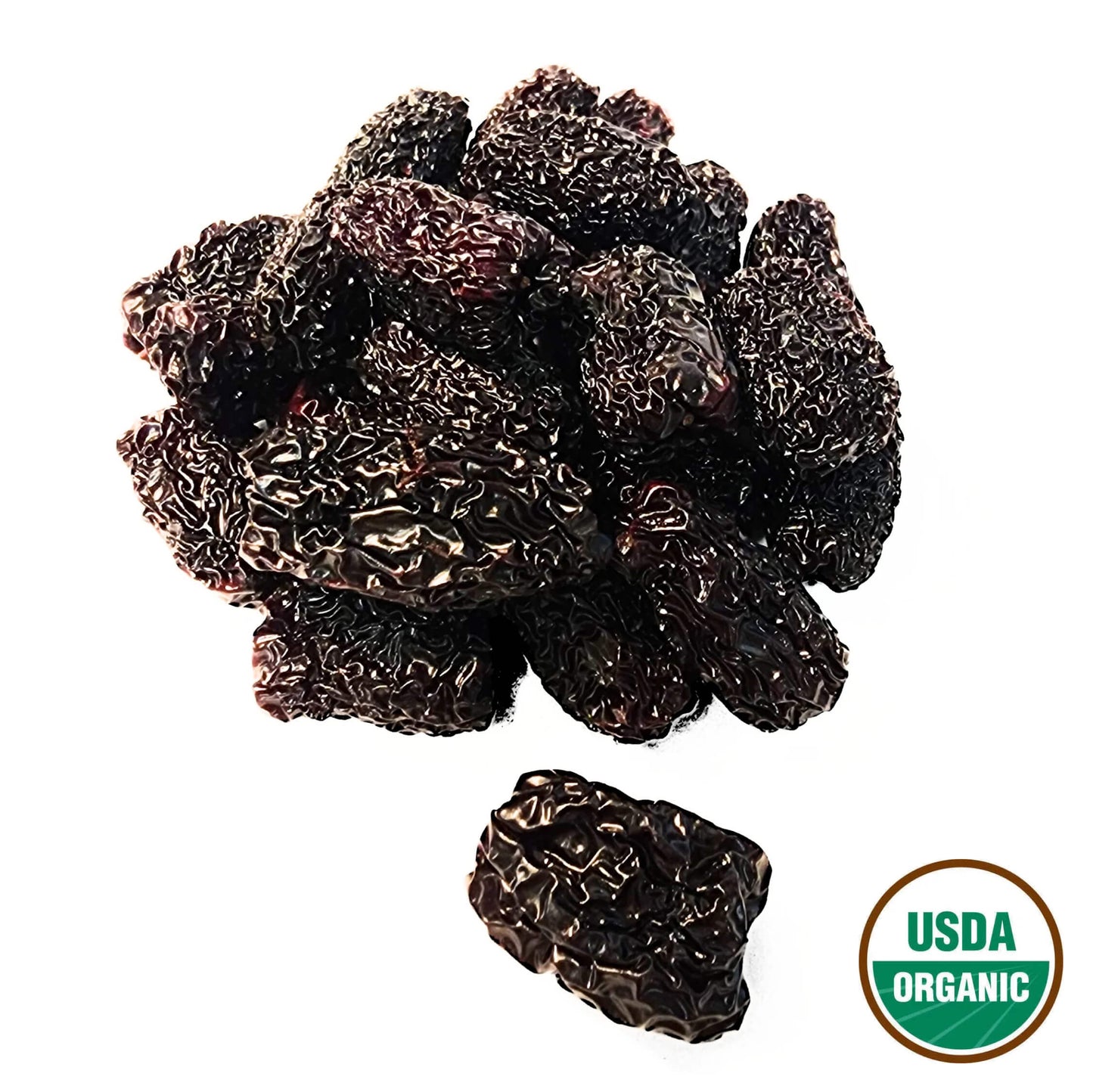 Organic Jujube Black / Chinese Black Date (With Pit) - Ziziphus Jujuba Fructus (Black) - Hei Zao / Da Zao (Hei)- Organic