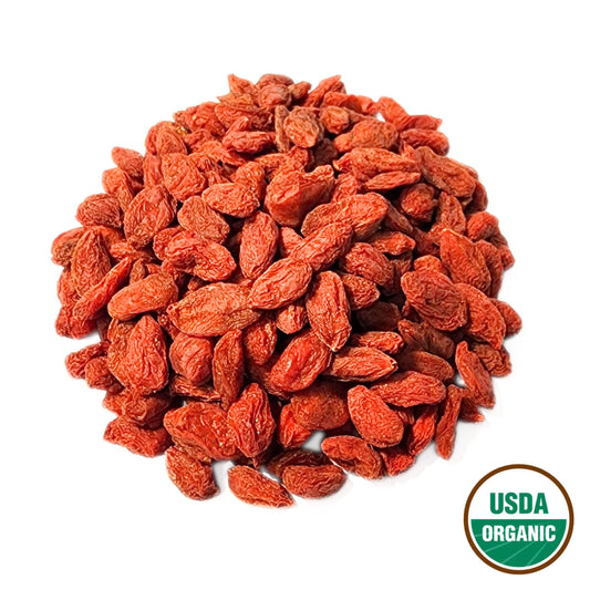 Goji Berry / Lycii Berry (Large) - Lycii barbarum Fructus - Gou Qi Zi - Organic