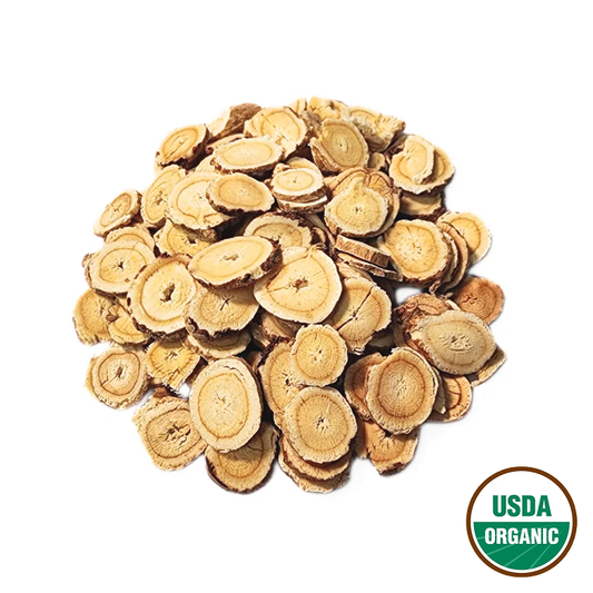 Astragalus Root Organic (Cultivated) - Astragali membranaceus Radix - Huang Qi (Zai Pei, Pian)